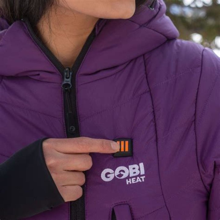 Gobi&nbsp;Heat&nbsp;Victoria Heated Coat, $239, gobiheat.com